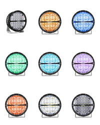 Thumbnail for Rigid Industries 360-Series 9in LED Off-Road Drive Beam - RGBW