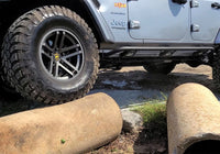 Thumbnail for N-Fab Trail Slider Steps 07-17 Jeep Wrangler JK 4dr - SRW - Textured Black