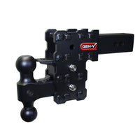Thumbnail for Gen-Y Phantom-X 2.5in Solid Shank 5in Drop 1.6K TW 16K Hitch w/GH-051 Dual-Ball & GH-032 Pintle Lock