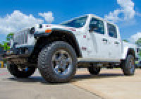 Thumbnail for N-Fab RKR Step System 2019 Jeep Wrangler JT 4 Door Truck Full Length - Tex. Black - 1.75in