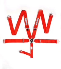 Thumbnail for RaceQuip Red SFI CAMLOCK 5pt PD Lap Seat Belt