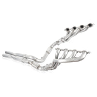 Thumbnail for Stainless Works 2007-13 Chevy Silverado/GMC Sierra Headers 1-7/8in Primaries High-Flow Cats X-Pipe
