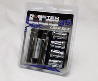 Thumbnail for Wheel Mate Monster 35 Lock Set - Chrome 1/2in
