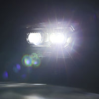 Thumbnail for AlphaRex 19-22 Dodge Ram 1500 LUXX LED Proj Headlights Black w/Seq Activation Light/Seq Signal/DRL