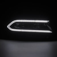 Thumbnail for AlphaRex 15-23 Dodge Charger LUXX-Series LED Proj Headlights Black w/Activtn Lgt & Seq.Sig / SB DRL