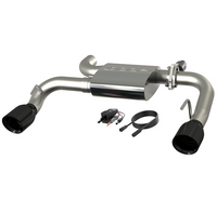 Thumbnail for 2021-2024 Ford Bronco QTP Screamer Axle Back Black Tips