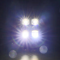 Thumbnail for AlphaRex 18-23 Jeep Wrangler JL/Gladiator JT LED Proj Headlights Alpha-Blk w/ Activ Light/Seq Signal
