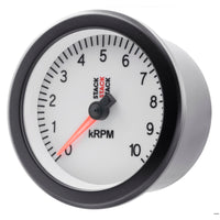Thumbnail for Autometer Stack Sport 88mm 0-10K RPM Tachometer - White