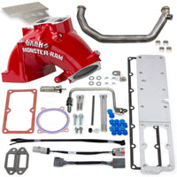 Thumbnail for Banks Power 07.5-12 Ram Cab Chassis 6.7L Diesel Monster-Ram Intake System w/Fuel Line - Red