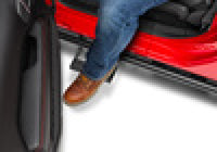 Thumbnail for N-Fab RKR Step System 2019 Jeep Wrangler JT 4 Door Truck Full Length - Tex. Black - 1.75in