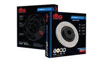 Thumbnail for DBA 07-16 Jeep JK Wrangler & Rubicon w/HD Brakes Street Series Rear Cross Drilled & Slotted Rotor