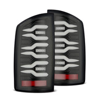 Thumbnail for AlphaRex 07-08 Dodge Ram 1500/07-09 Dodge Ram 2500+3500 Luxx-Series LED Tail Lights (Pair) Black