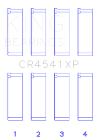 Thumbnail for King Honda F23 (Size STD) Performance Rod Bearing Set
