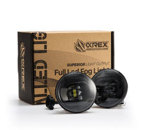 Thumbnail for AlphaRex Universal Chevrolet/GMC/Pontiac DoubleTap Dual Color LED Projector Fog Lights - White/Amber