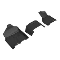 Thumbnail for 3D MAXpider 19-24 Dodge RAM 2500 Crew Cab All Weather Floor Liner - Kagu Black - R1