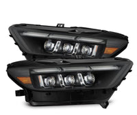 Thumbnail for AlphaRex 15-17 Ford Mustang NOVA LED Proj Headlights Black w/Activ Light/Seq Signal/Switch DRL