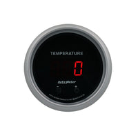 Thumbnail for Autometer 52.4mm Black Switchable 60-340 Degrees F / 40-170 Degrees C Sport-Comp Elite Digital Gauge
