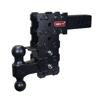 Thumbnail for Gen-Y Phantom-X 2.5in Solid Shank 7.5in Drop 1.6K TW 16K Hitch w/GH-051 Dual-Ball & GH-032 Pintle LK