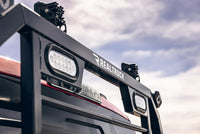 Thumbnail for BackRack 19-24 RAM 1500 / 20-24 Chevrolet Silverado 2500/3500HD SRL Rack Lighted Frame ONLY Req. HW