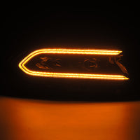 Thumbnail for AlphaRex 15-23 Dodge Charger LUXX-Series LED Proj Headlights Black w/Activtn Lgt & Seq.Sig / SB DRL