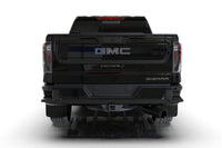 Thumbnail for Rally Armor 20-24 GMC Sierra 2500/3500 HD Denali Black Mud Flap w/White Logo