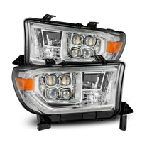 Thumbnail for AlphaRex 07-13 Toyota Tundra / 08-17 Sequoia NOVA LED Proj HL Chrome w/Actv Light Seq. Sig + DRL