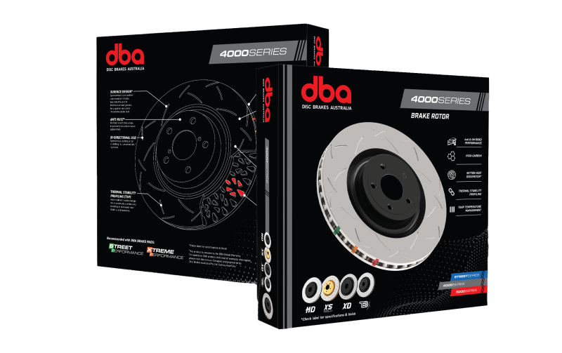 DBA 99-04 Landrover Discovery Series II Front Slotted 4000 Series Rotor