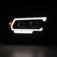 Thumbnail for AlphaRex 19-22 Dodge Ram 1500 LUXX LED Proj Headlights Black w/Seq Activation Light/Seq Signal/DRL