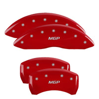 Thumbnail for MGP 4 Caliper Covers Engraved Front & Rear MGP Red finish silver ch