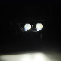Thumbnail for AlphaRex 22-23 Toyota Tundra LUXX-Series Headlights Alpha-Black w/Amber DRL - Req 810029 OR 810030