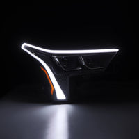 Thumbnail for AlphaRex 22-23 Toyota Tundra LUXX-Series Headlights Black w/White DRL - Req 810029 OR 810030