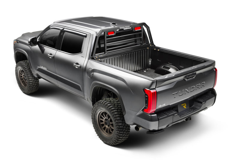 BackRack 08-24 Chevrolet Silverado / 04-24 Ford F-150 SRL Rack Lighted Shortended Frame ONLY Req. HW
