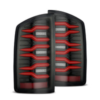 Thumbnail for AlphaRex 07-08 Dodge Ram1500/07-09 Dodge Ram 2500+3500 Luxx-Series LED Tail Lights(Pair) Black/Red