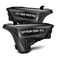 Thumbnail for AlphaRex 22-23 Toyota Tundra NOVA-Series Headlights Alpha-Black w/Amber DRL - Req 810029 OR 810030