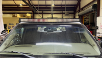 Thumbnail for Fishbone Offroad 99-06 Chevrolet Silverado/Tahoe/Suburban Roof Mounted 50in Lightbar Bracket - Black