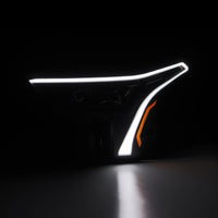 Thumbnail for AlphaRex 22-23 Toyota Tundra LUXX-Series Headlights Alpha-Blk w/White DRL - Req 810029 OR 810030