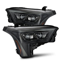 Thumbnail for AlphaRex 22-23 Toyota Tundra LUXX-Series Headlights Alpha-Black w/Amber DRL - Req 810029 OR 810030