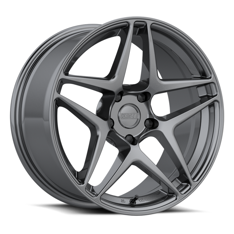 Kansei K15G Astro 19x10.5in / 5x114.3 BP / 35mm Offset / 73.1mm Bore - Gunmetal Wheel