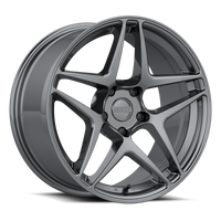 Thumbnail for Kansei K15G Astro 19x8.5in / 5x120 BP / 35mm Offset / 72.56mm Bore - Gunmetal Wheel