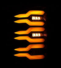 Thumbnail for AlphaRex 07-13 Chevrolet Silverado 1500 (Ex. Hybrid Models) LUXX-Series LED Tail Lights Alpha-Black