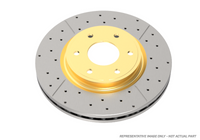 Thumbnail for DBA 11-14 Ford Mustang GT (w/Standard Brakes) 3.7L Front Drill & Slot Street Series Rotor w/Blk Hat