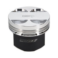 Thumbnail for Manley 03-06 Evo 8/9 (7 Bolt 4G63T) 86mm +1mm Over Bore 9.0:1 Dish Pistons w/ Rings