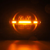 Thumbnail for AlphaRex 18-23 Jeep Wrangler JL/Gladiator JT LED Proj Headlights Alpha-Blk w/ Activ Light/Seq Signal