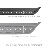 Thumbnail for Go Rhino 2021+ Ford Bronco Dominator Extreme Side Steps w/Brackets - Textured Black