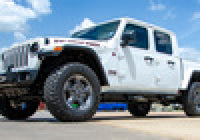 Thumbnail for N-Fab RKR Step System 2019 Jeep Wrangler JT 4 Door Truck Full Length - Tex. Black - 1.75in