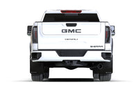 Thumbnail for Rally Armor 20-24 GMC Sierra 2500/3500 HD Denali Black Mud Flap w/White Logo