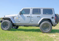 Thumbnail for N-Fab RKR Step System 2019 Jeep Wrangler JT 4 Door Truck Full Length - Tex. Black - 1.75in