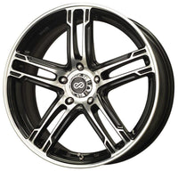 Thumbnail for Enkei FD-05 15x7 5X114.3 38mm Offset 72.62 Bore Dia Black Machined Wheel