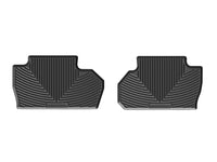 Thumbnail for WeatherTech 14+ Chevrolet Silverado Rear Rubber Mats - Black