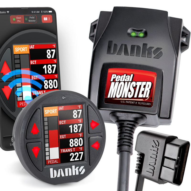 Banks Power Pedal Monster Kit Molex MX64 6 Way w/iDash Pro 07-19 RAM 2500/3500 and 11-20 FORD 6.7L